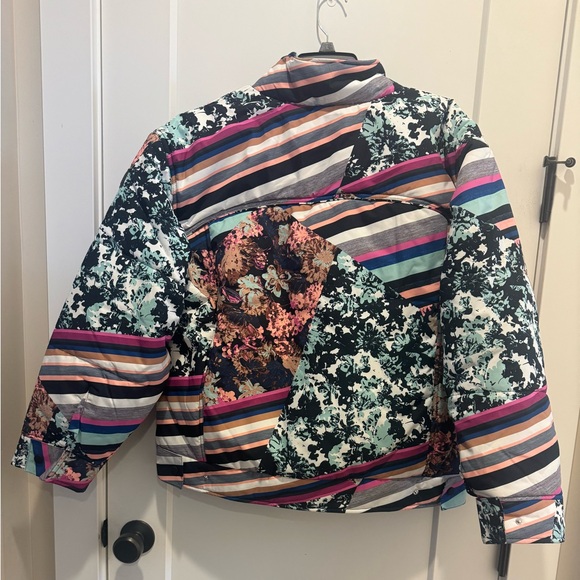 FP Movement Free People Bunny Slope Printed Jacket Puffer Jacket Size Large - Picture 2 of 4
